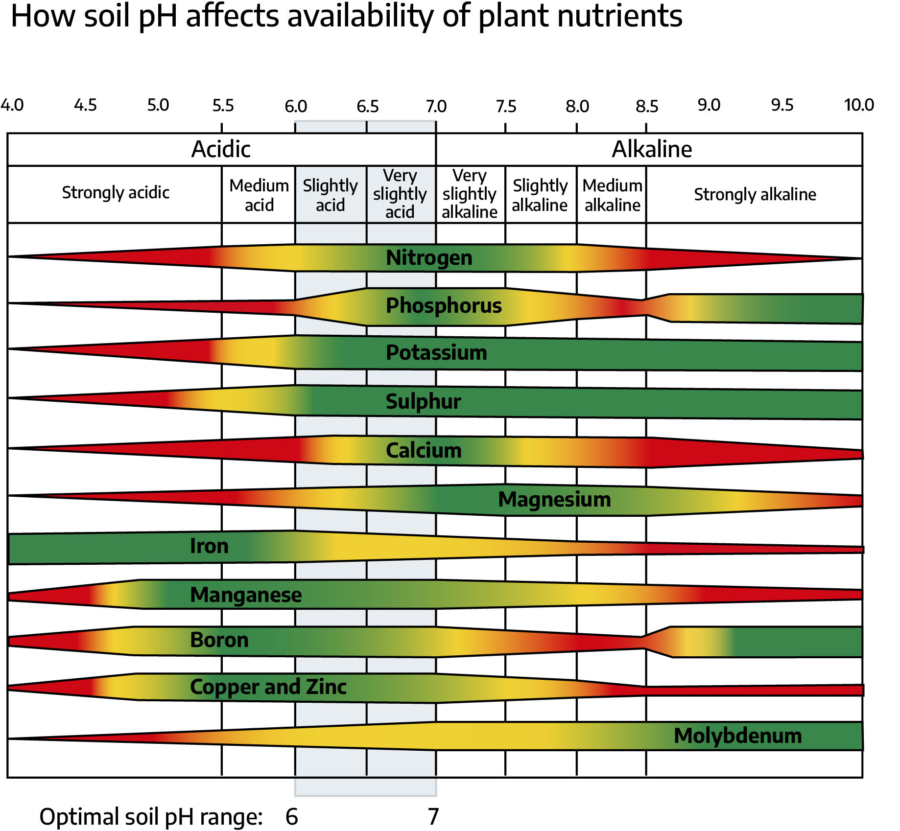 ph and nutrient availability 
