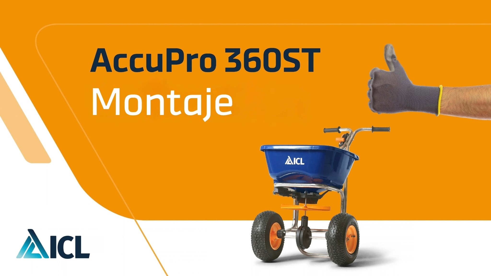 Cómo montar la abonadora AccuPro 360ST