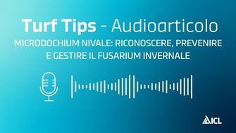 Microdochium nivale: riconoscere, prevenire e gestire il Fusarium invernale – Audioarticolo Turf Tips