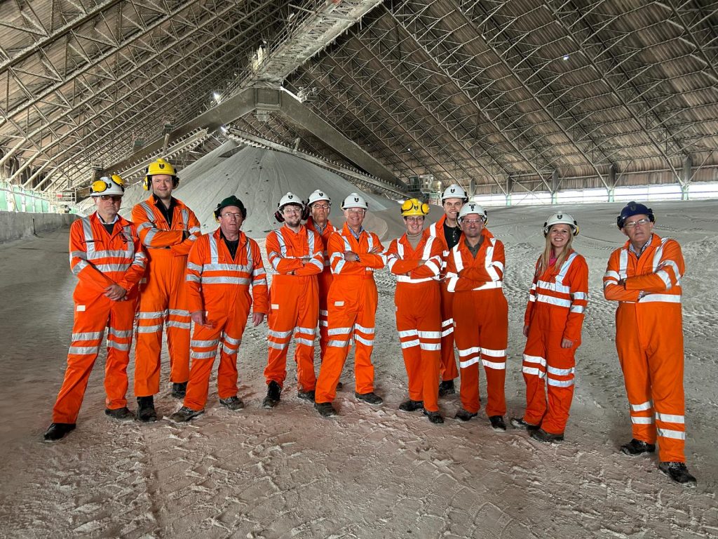 De herkomst van akkerbouwmeststof Polysulphate in de Boulby-mijn Arvesta op bezoek bij de Boulby-mijn